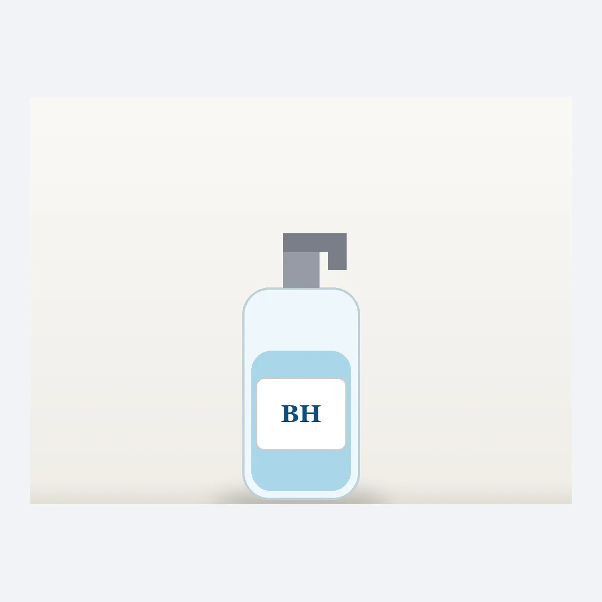 Catalogue illustration of Branded Hand Sanitiser